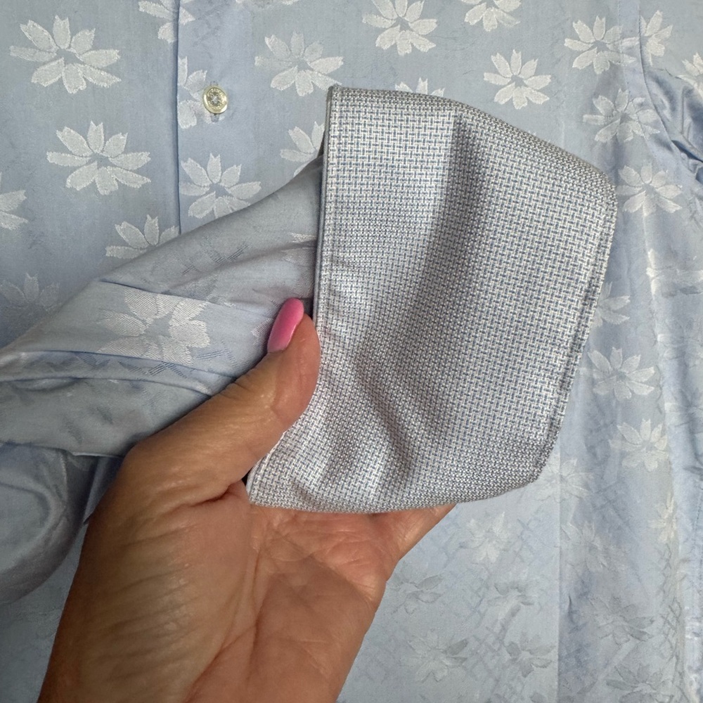 Bugatchi shaped fit long sleeve men’s dress shirt size XL